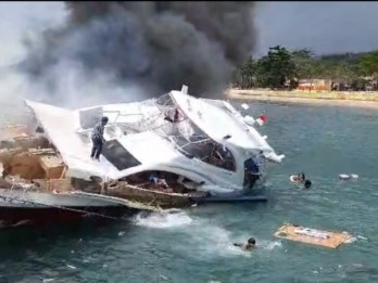 Kronologi Kebakaran Speedboat Rombongan Cagub Maluku Utara Benny Laos