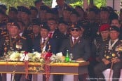 Jokowi Berikan Tanda Kehormatan Nugraha Sakanti ke Satker 7 Polri