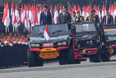 Presiden Joko Widodo Menerima Medali Kehormatan Keamanan dan Keselamatan Publik Loka Praja Samrakshan