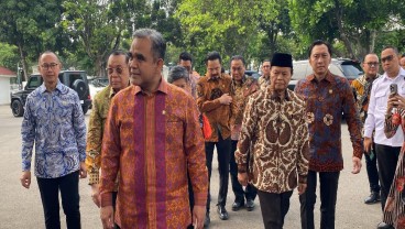 Ahmad Muzani Boyong Pimpinan MPR Temui Jokowi di Istana Merdeka