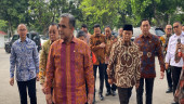 Ahmad Muzani Boyong Pimpinan MPR Temui Jokowi di Istana Merdeka