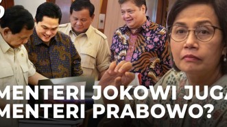 Sri Mulyani, Erick Thohir, Airlangga Hartarto Masuk Kabinet Prabowo 