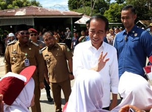 Presiden Joko Widodo Resmikan Jalan Inpres di Aceh