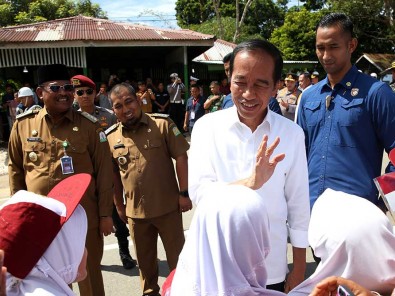 Presiden Joko Widodo Resmikan Jalan Inpres di Aceh