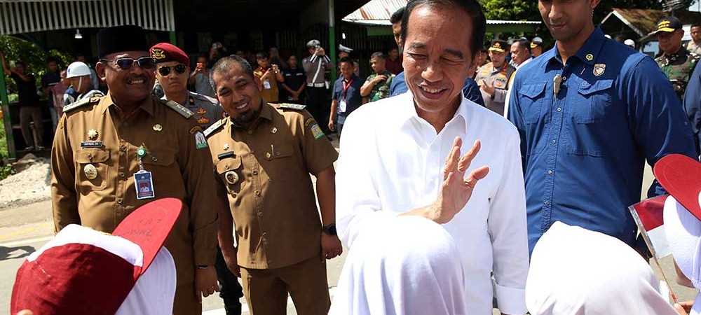 Presiden Joko Widodo Resmikan Jalan Inpres di Aceh