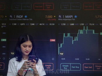 IHSG Sesi I Menguat Tipis ke 7.627, Saham BMRI, BBRI & BBCA Paling Laris