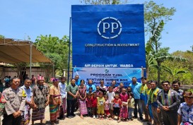 Laksanakan Program CSR/TJSL, PTPP Dukung Program Air Bersih di Kupang NTT