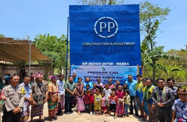 Laksanakan Program CSR/TJSL, PTPP Dukung Program Air Bersih di Kupang NTT