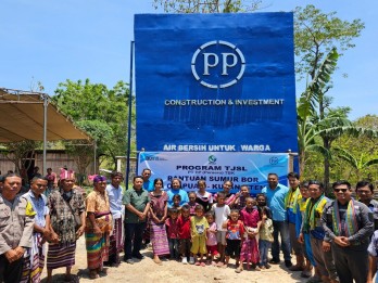 Laksanakan Program CSR/TJSL, PTPP Dukung Program Air Bersih di Kupang NTT