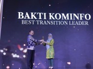 BAKTI Kominfo Raih Best Transition Leader Dalam GCG AWARDS 2024