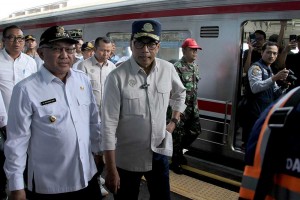 Menhub Budi Karya Sumadi Resmikan Reaktivasi Stasiun Pondok Rajeg di Depok