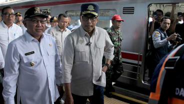 Menhub Budi Karya Sumadi Resmikan Reaktivasi Stasiun Pondok Rajeg di Depok