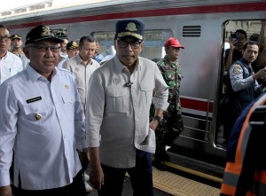 Menhub Budi Karya Sumadi Resmikan Reaktivasi Stasiun Pondok Rajeg di Depok