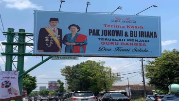 Baliho dan Spanduk "Terima Kasih Jokowi" Bertebaran di Solo Raya