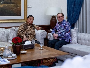 Anwar Ibrahim Bertemu 4 Mata dengan Prabowo Subianto Sebelum Pelantikan Presiden RI