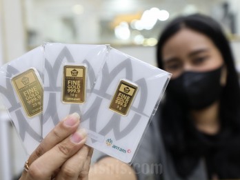 Harga Emas 24 Karat Antam Hari Ini Stagnan Rp1,5 Juta per Gram