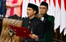 Momen Anak Sulung Jokowi Resmi Dilantik jadi Wakil Presiden Periode 2024-2029