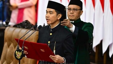 Momen Anak Sulung Jokowi Resmi Dilantik jadi Wakil Presiden Periode 2024-2029