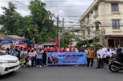 Bukan PDIP, Bendera PSI Berkibar Jelang Kedatangan Jokowi ke Solo