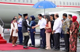 Luhut Binsar dan Konglomerat Dato Sri Tahir Sambut Jokowi di Solo