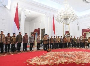 Presiden Prabowo Umumkan Nama-Nama Menteri Kabinet Merah Putih