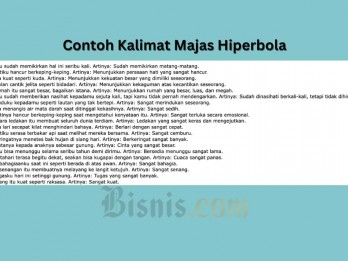 45 Contoh Kalimat Majas Hiperbola dan Artinya