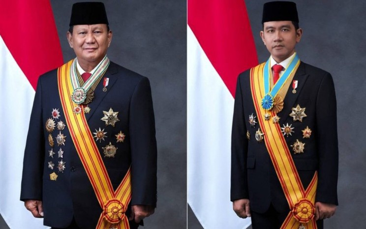 Presiden RI 2024/2029 Prabowo Subianto dan Wakil Presiden RI 2024/2029 Gibran Rakabuming Raka / Dok. BPMI Setpres.