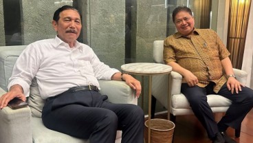 Airlangga Sowan ke Luhut usai Resmi Jadi Ketua Dewan Ekonomi Nasional