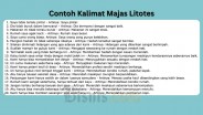 Pengertian Majas Litotes dan Contoh Kalimatnya