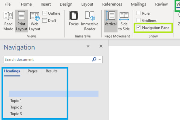 cara menghapus halaman kosong di Microsoft Word. /Microsoft
