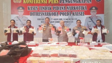 Penyelundupan Sabu-sabu 70,76 Kg ke Banjarmasin Digagalkan, Ini Kronologinya
