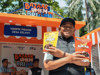 BRI Berdayakan UMKM Keripik Pisang di Bakauheni Lampung