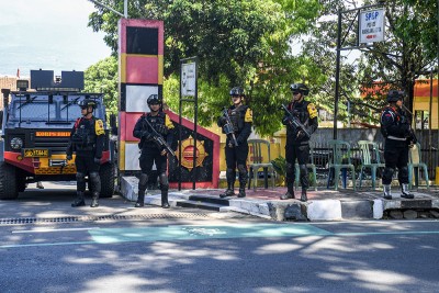 Pengamanan Jelang Kegiatan Presiden Prabowo di Akmil Magelang