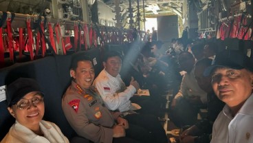 Sri Mulyani Cs 'Ospek' ke Magelang Naik Hercules, Ini Penampakannya