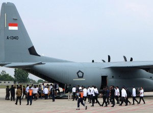 Menteri Kabinet Merah Putih bertolak ke Magelang