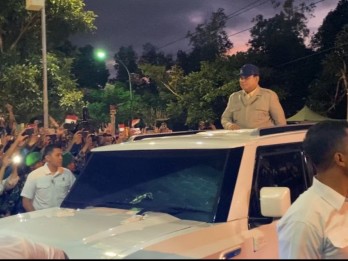 Beri Pembekalan Para Menteri, Prabowo Tiba di Akmil Magelang