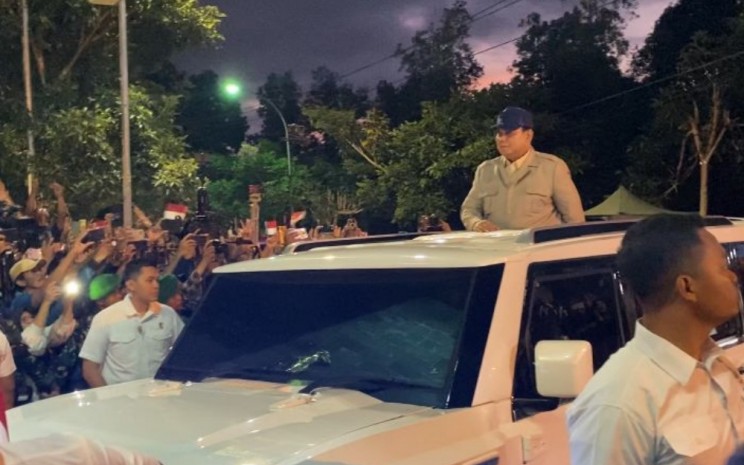 Presiden Prabowo Subianto tiba di Kompleks Akademi Militer (Akmil) Magelang, Jawa Tengah untuk memberikan pembekalan Kabinet Merah Putih Kamis (24/10 - 2024).