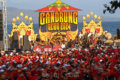 Persiapan Festival Gandrung Sewu