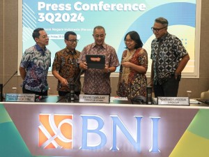 PT Bank Negara Indonesia (Persero) Tbk. bukukan laba bersih Rp16,3 triliun pada kuartal III/2024, tumbuh 3,5% secara tahunan (YoY)