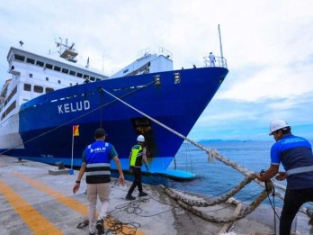 KM Kelud Kembali Beroperasi Seusai Docking