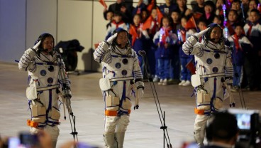 China Kirim 3 Astronot ke Stasiun Luar Angkasa Tiangong