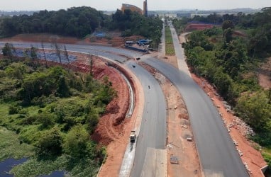 Proyek Jalan Alternatif Menuju Bandara Hang Nadim Batam Rampung 75,41%