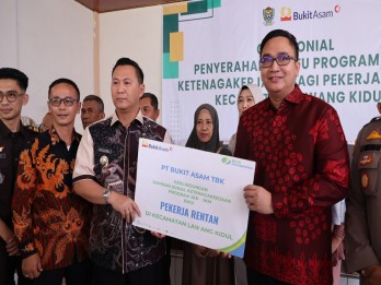 Perlindungan PTBA untuk 500 Pekerja Rentan Muara Enim