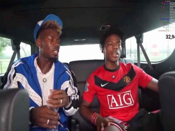 Super Kocak! Ini Detik-detik Speed Ajari Paul Pogba Bilang 