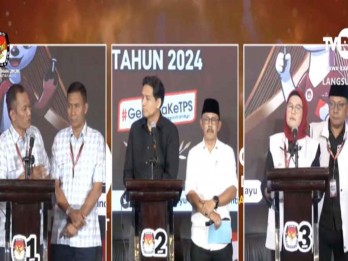Pilbub Indramayu: Momen Lucky Hakim Skakmat Nina Agustus di Panggung Debat