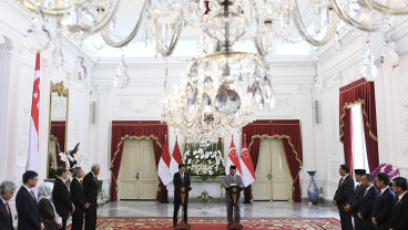 Presiden Prabowo Menerima Kunjungan PM Singapura