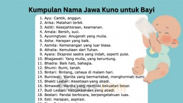 30 Nama Jawa Kuno untuk Bayi Perempuan dan Laki-laki