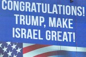 Spanduk "Make Israel Great" Berkibar setelah Kemenangan Donald Trump