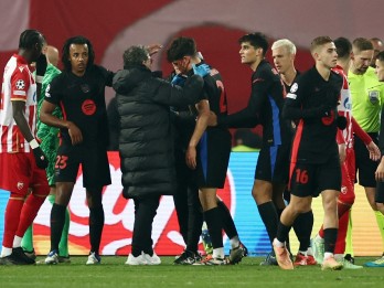 Bek Muda Barcelona Dapat 10 Jahitan di Wajah Usai Ditendang Pemain Red Star