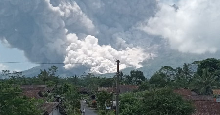 Erupsi gunung berapi/ilustrasi